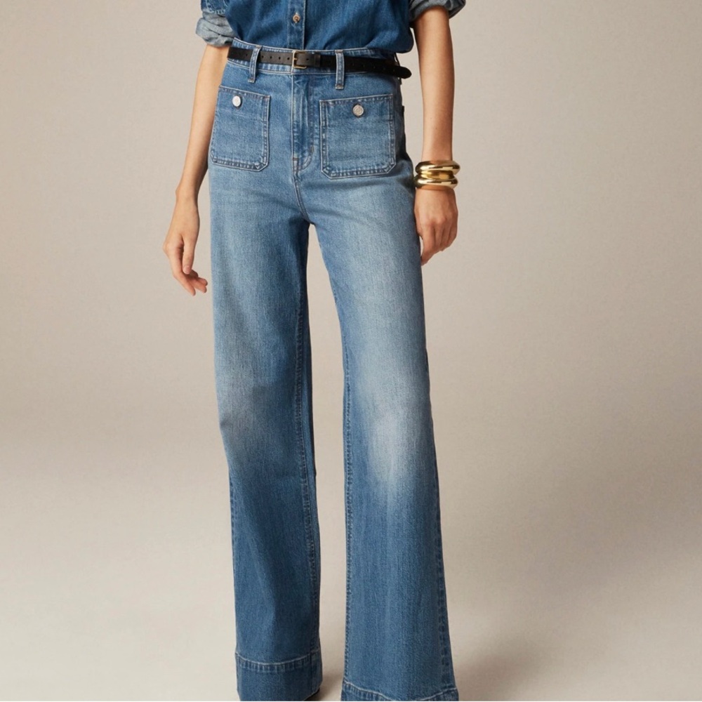 Women's high rise sailor jeans